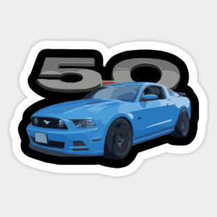 GRABBER BLUE MUSTANG GT S197 Sticker